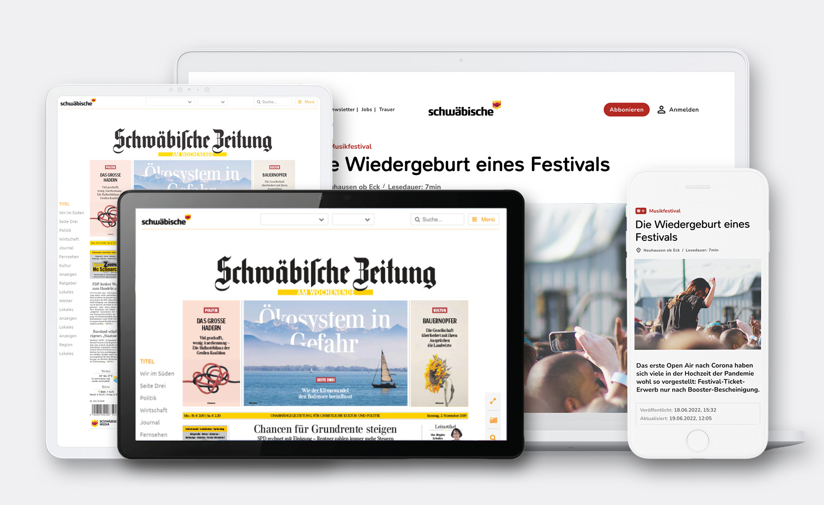 Schwäbische Zeitung Digital + Wunsch-Tablet