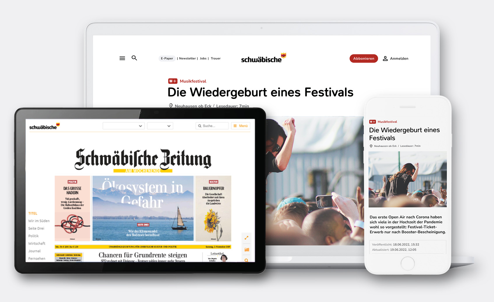 Schwäbische Zeitung Digital + Lenovo Tablet
